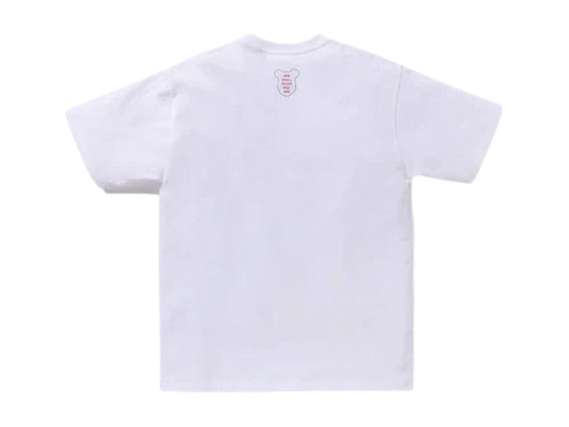 BAPE x Medicom Toy Be@R College Tee White