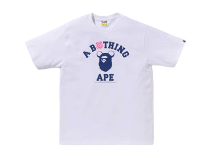 BAPE x Medicom Toy Be@R College Tee White