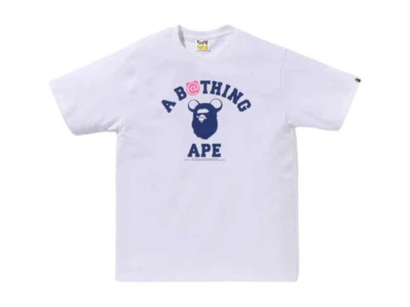 BAPE x Medicom Toy Be@R College Tee White
