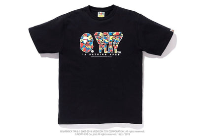 BAPE x Medicom Toy Camo Bape Play Tee Black