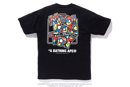 BAPE x Medicom Toy Camo Logo Tee Black