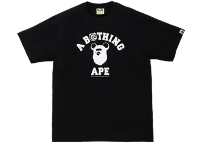 BAPE x Medicom Toy College Bear Tee (FW20) Black