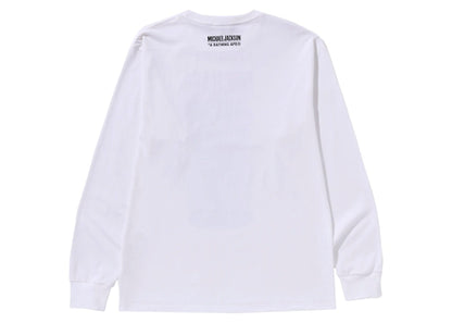 BAPE x Michael Jackson L/S Tee White