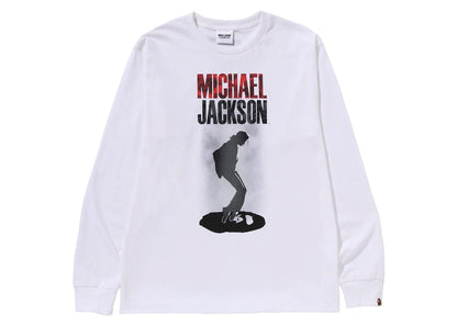 BAPE x Michael Jackson L/S Tee White