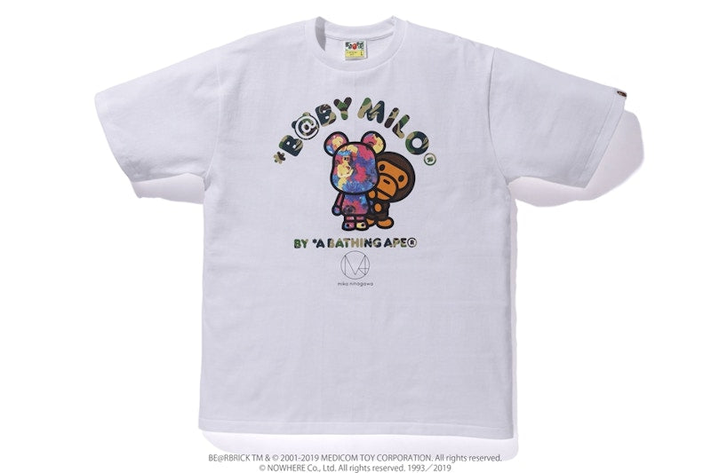 BAPE x Mika Ninagawa Bear Tee White/Green