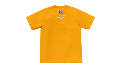 BAPE x Mitchell & Ness NBA Los Angeles Lakers Tee Yellow