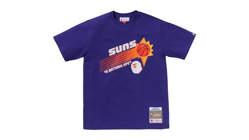BAPE x Mitchell & Ness NBA Phoenix Suns Tee Purple
