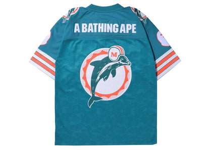 BAPE x Mitchell & Ness NFL Miami Dolphins Legacy Jersey Green