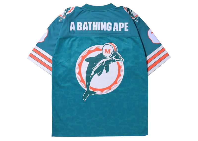 BAPE x Mitchell & Ness NFL Miami Dolphins Legacy Jersey Green