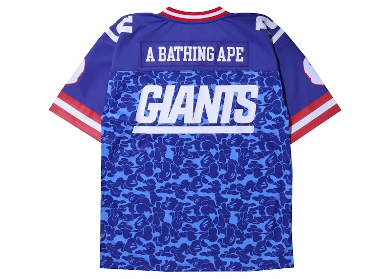 BAPE x Mitchell & Ness NFL New York Giants Legacy Jersey Navy
