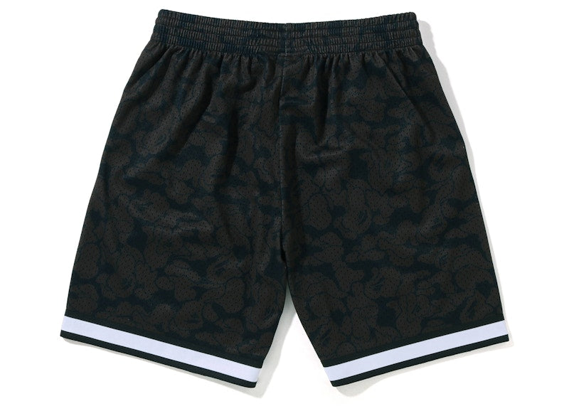BAPE x Mitchell & Ness New Jersey Nets Shorts Black