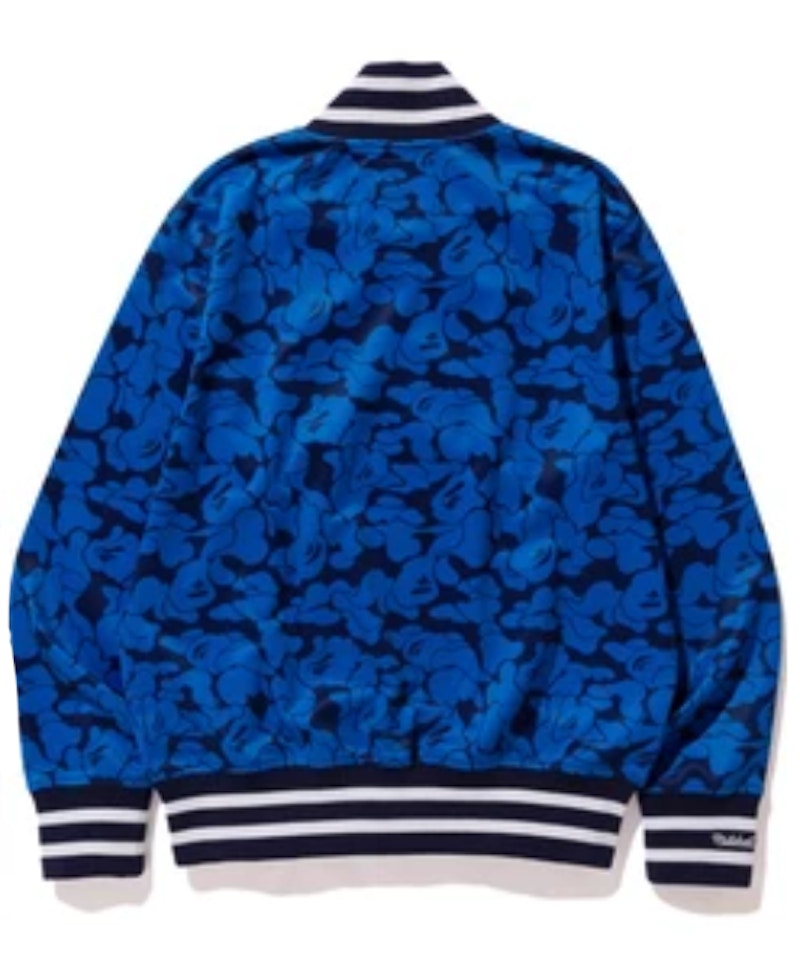 BAPE x Mitchell & Ness Yankees Jacket Blue
