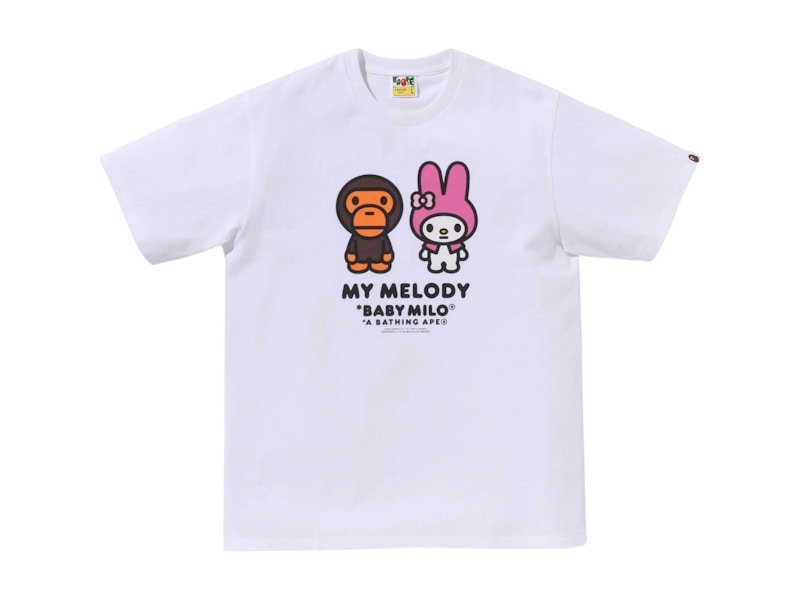 BAPE x My Melody Baby Milo Tee White