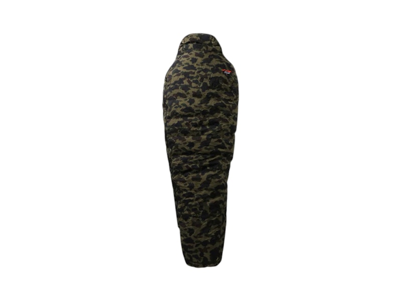BAPE x Nanga 1st Camo Aurora Tex 600 DX Camping Bag Green