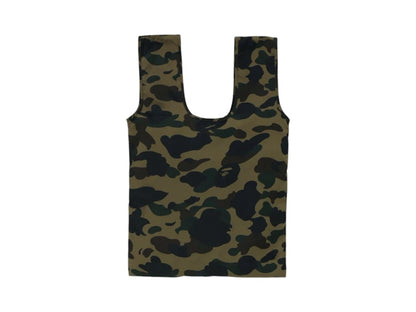 BAPE x Nanga 1st Camo Pocketable Eco Bag Green