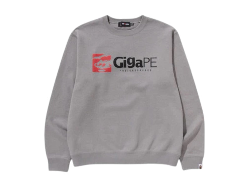 BAPE x Neighborhood Gigape Crewneck Grey