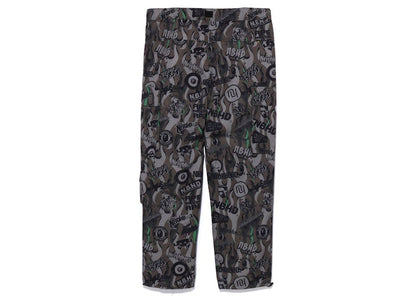 BAPE x Neighborhood Multi Pocket Track Pants Green