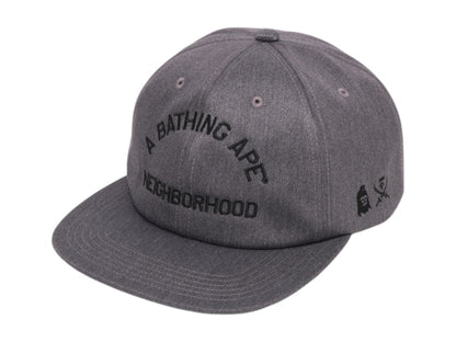 BAPE x Neighborhood Panel Cap Grey