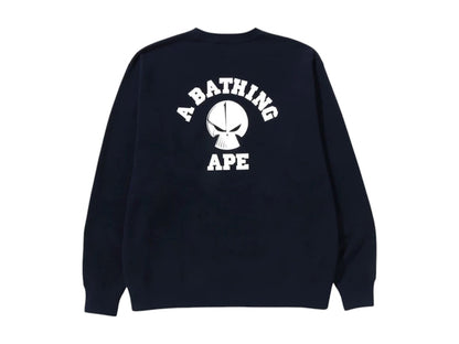 BAPE x Neighborhood Relaxed Fit Crewneck Navy
