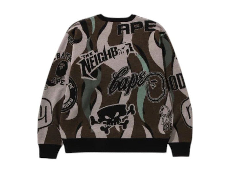 BAPE x Neighborhood Relaxed Fit Knit Green