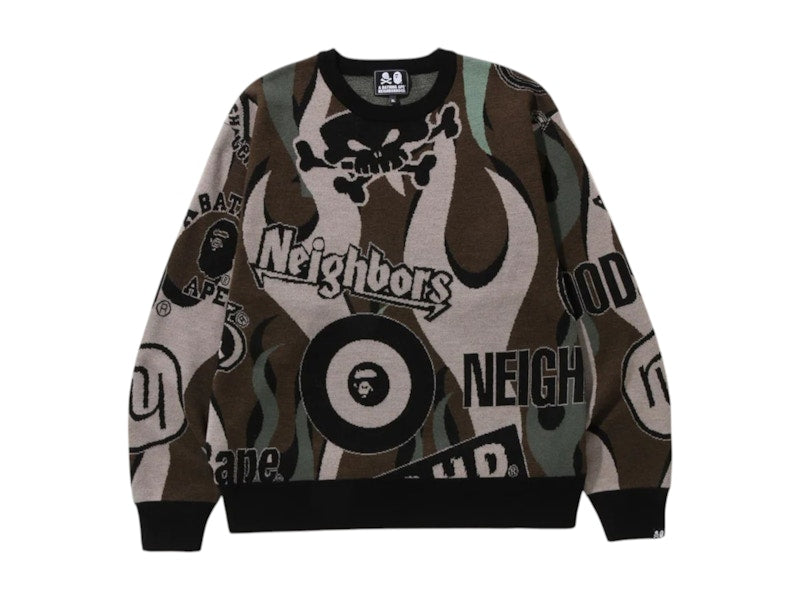 BAPE x Neighborhood Relaxed Fit Knit Green