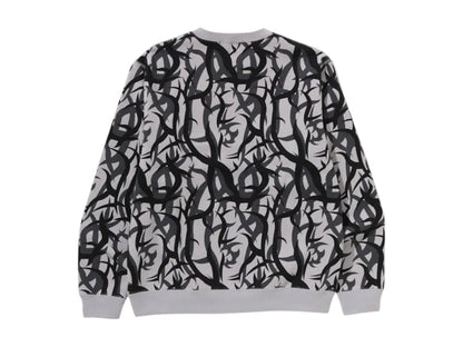 BAPE x Neighborhood Trial Camo Gigape Crewneck Grey