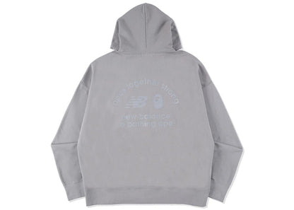 BAPE x New Balance Ape Head Reflective Hoodie Grey