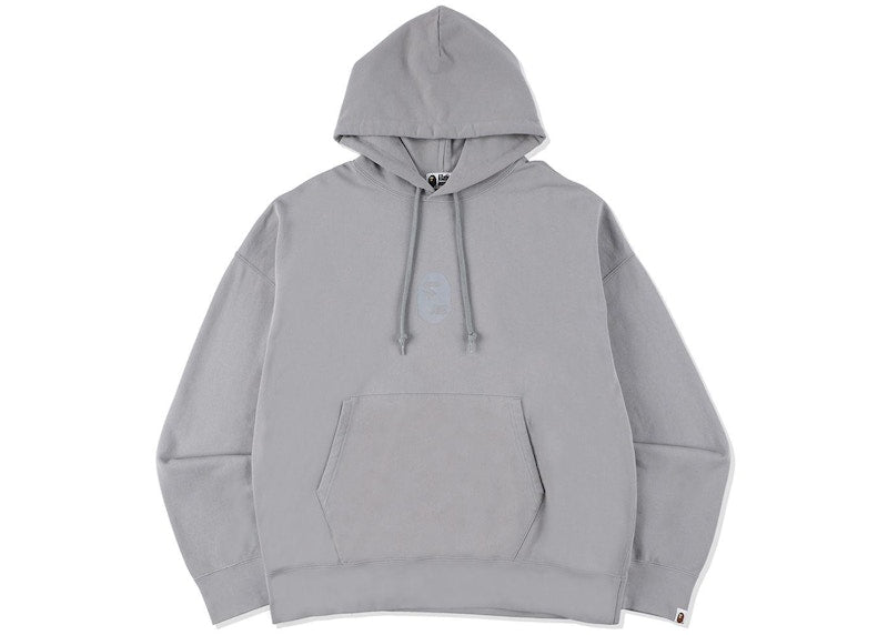 BAPE x New Balance Ape Head Reflective Hoodie Grey