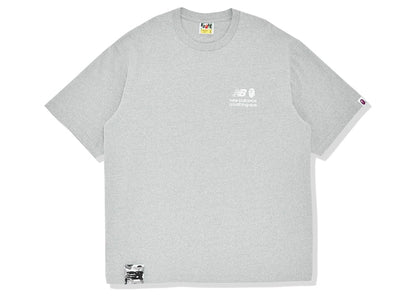 BAPE x New Balance Ape Head Relaxed Fit Tee Grey