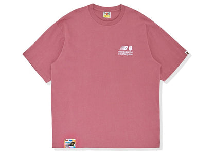 BAPE x New Balance Ape Head Relaxed Fit Tee Red