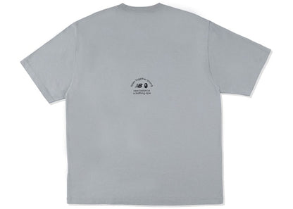 BAPE x New Balance Ape Head Tee Grey