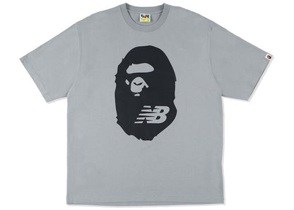 BAPE x New Balance Ape Head Tee Grey