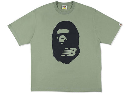BAPE x New Balance Ape Head Tee Olive