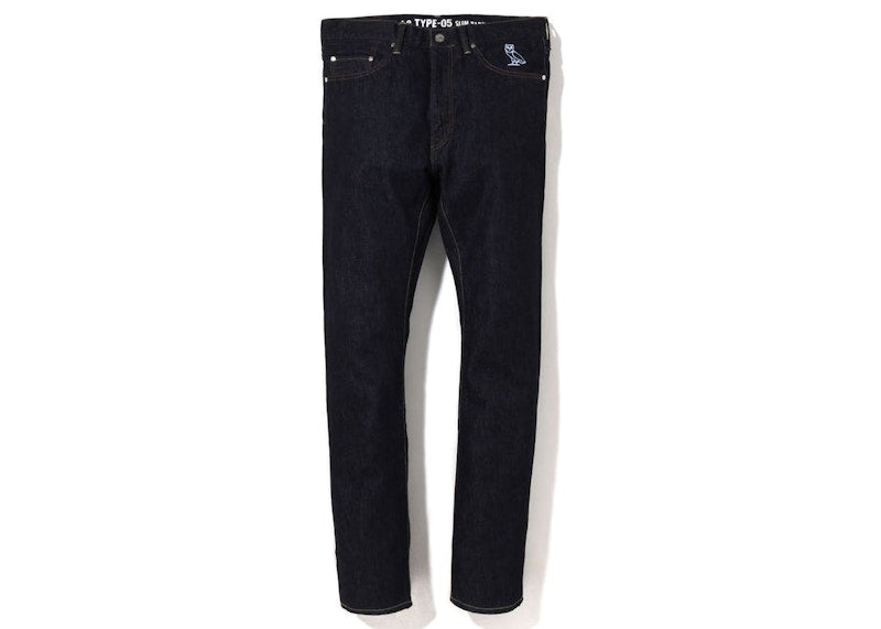 BAPE x OVO 2008 Type-05 Denim Pants Indigo