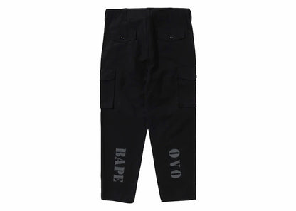 BAPE x OVO 6 Pocket Pants Black