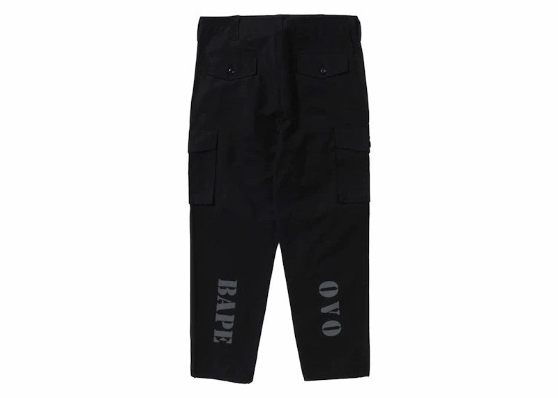 BAPE x OVO 6 Pocket Pants Black
