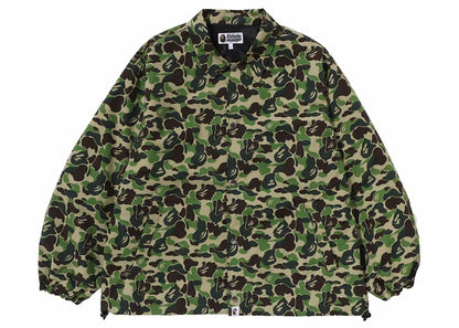 BAPE x OVO ABC Camo Coach Jacket Green