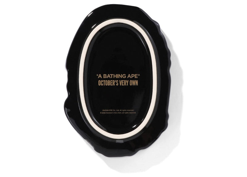 BAPE x OVO Ape Head Cigar Ashtray Black Gold