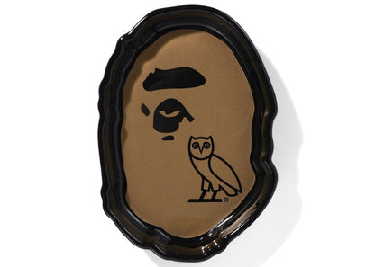 BAPE x OVO Ape Head Cigar Ashtray Black Gold