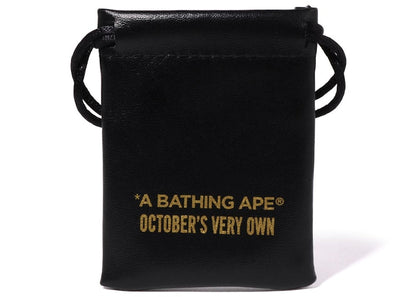 BAPE x OVO Ape Head Money Clip Gold