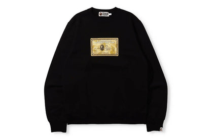 BAPE x OVO Card Crewneck Black