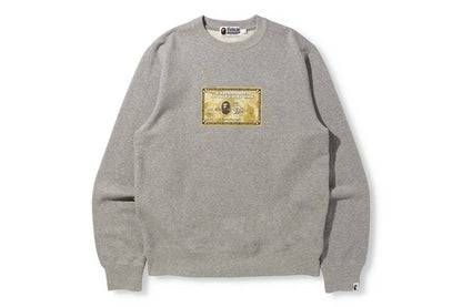 BAPE x OVO Card Crewneck Grey