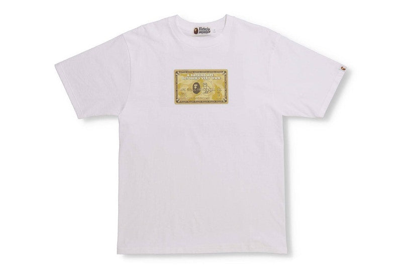 BAPE x OVO Card T-shirt White