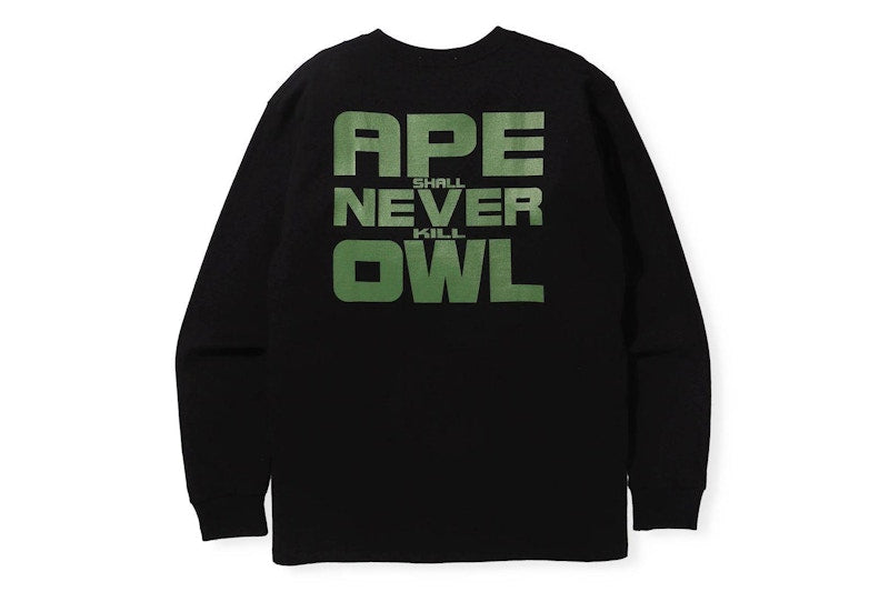 BAPE x OVO L/S T-shirt Black