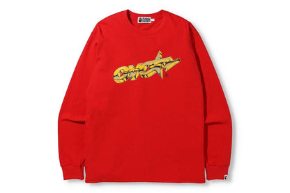 BAPE x OVO L/S T-shirt Red