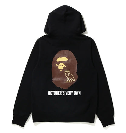 BAPE x OVO Pullover Hoodie Black