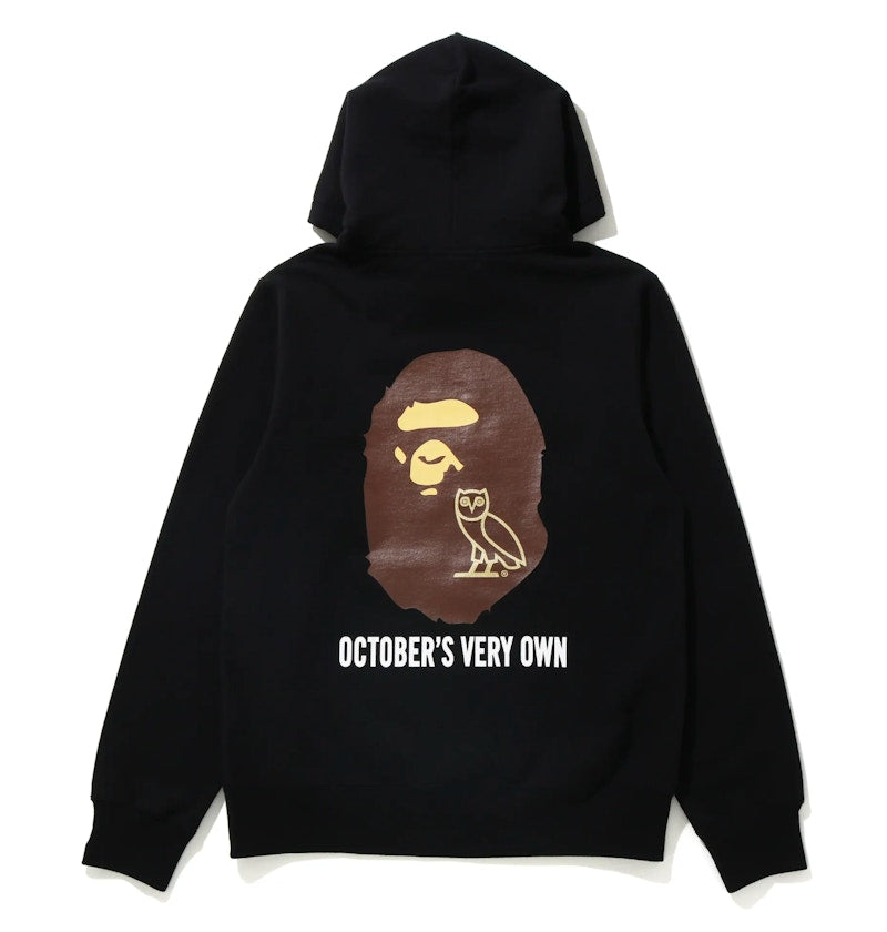 BAPE x OVO Pullover Hoodie Black