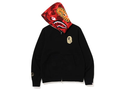 BAPE x OVO Shark Full Zip Hoodie Black