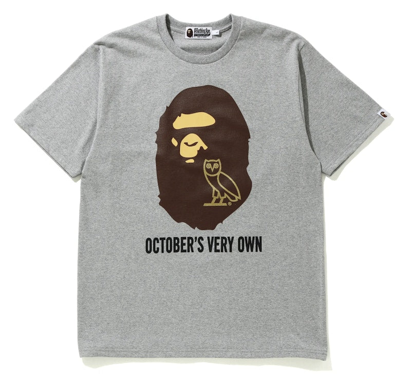 BAPE x OVO Tee Grey