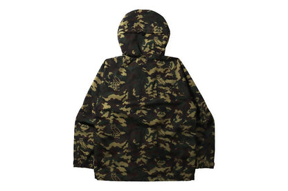 BAPE x OVO Woodland Camo Snowboard Jacket Green